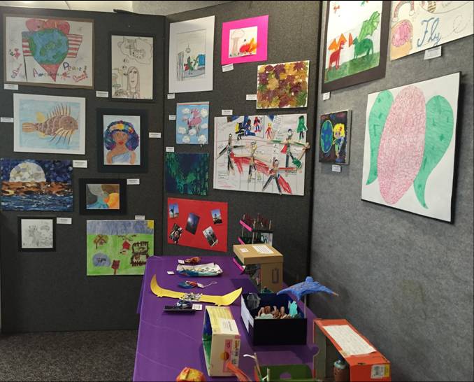 Festival of the Arts - art display